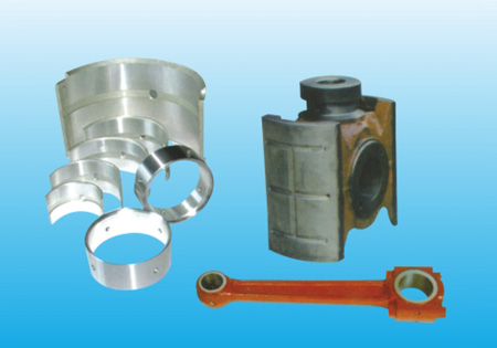 連桿、十字頭、軸瓦